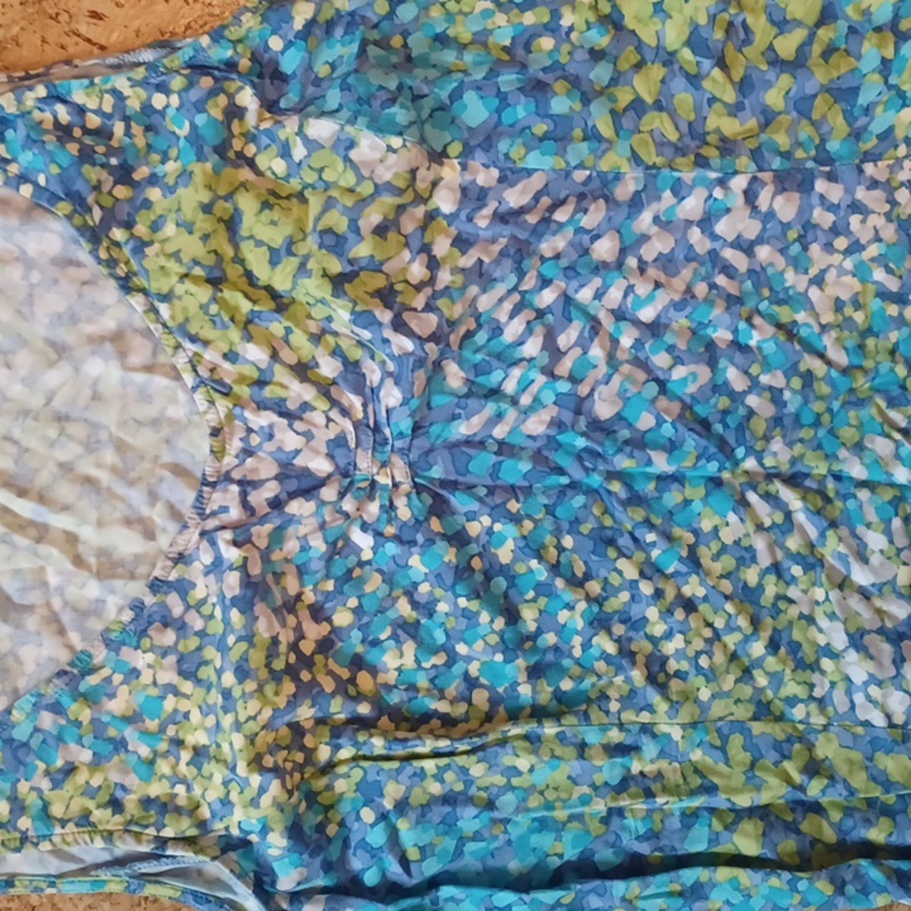 J. Jill Abstract Artsy Dot Tank Midi Sundress With Pockets Size 8 - Picture 3 of 6